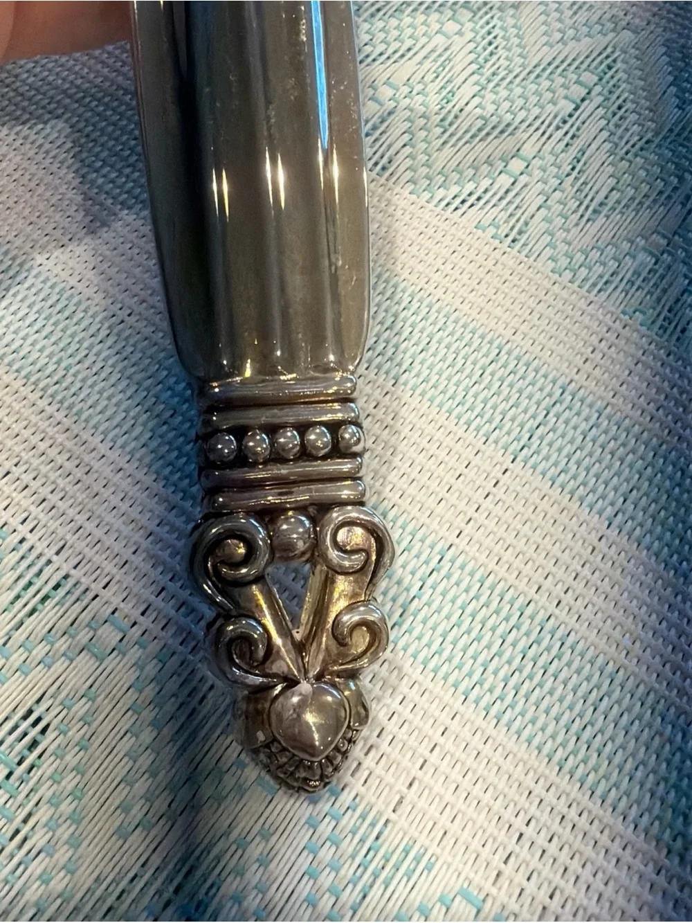 Silver-plate Decorative Cake / lasagna Server - Elegant Handle Godinger